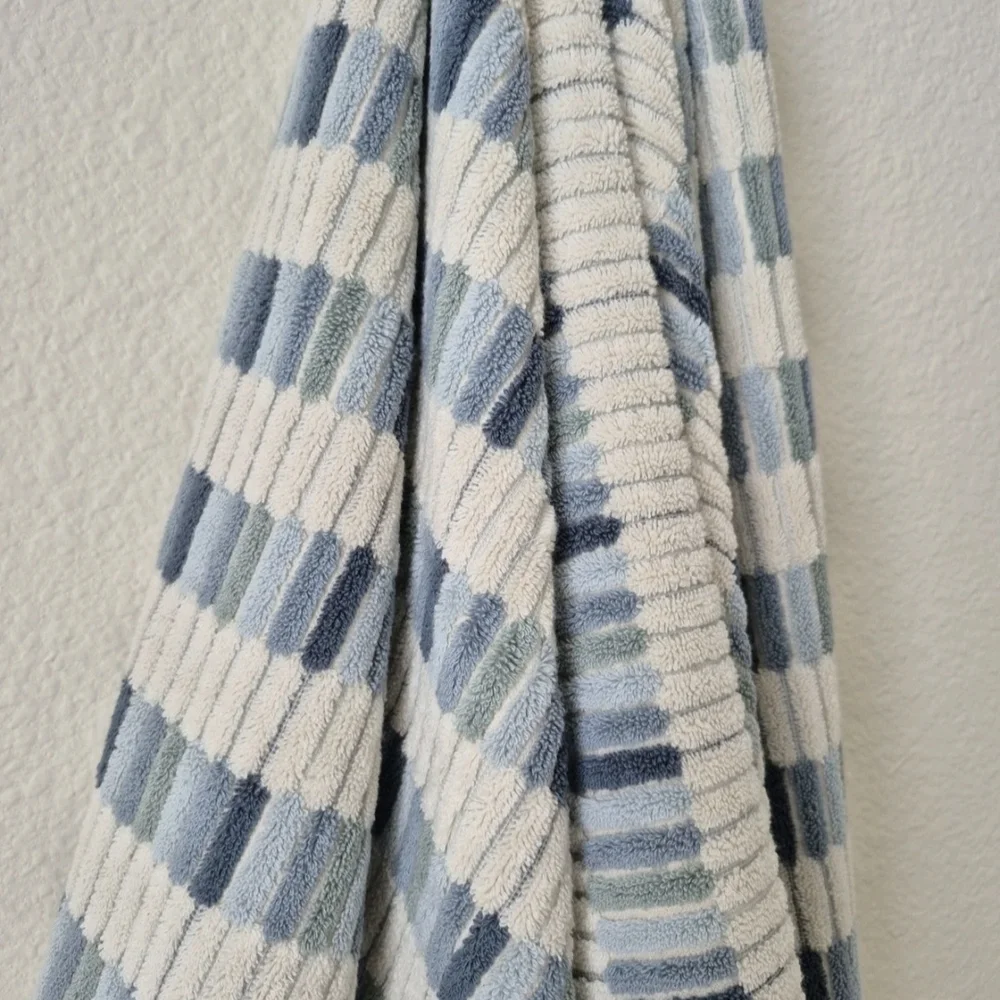 2pc NEW premium Colorful multi-colored striped Turkish Bath Towel 100% Cotton